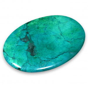 Palmstone, Howlite - Chrysocolla